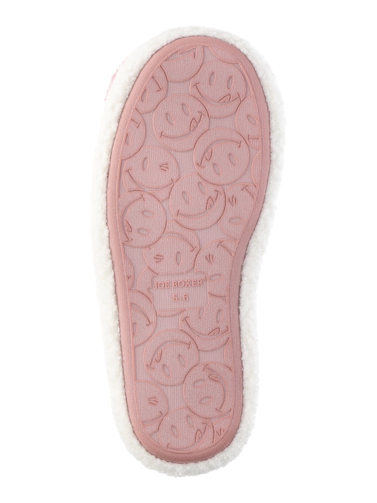 Joe Boxer Women's Plush Slippers and Socks Set, 4-Piece, Sizes 5-12