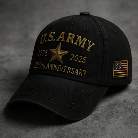 TELOLY 250th Anniversary US Military Baseball Cap, Embroidered Marine Corps/Army Hat, Patriotic Independence Day Gift
