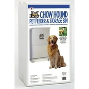 وحدة تغذية الكلاب Pet Lodge Chow Hound بوزن 50 رطلاً - مقاومة للمضغ أوتوماتيكية من الفولاذ المجلفن