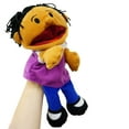 thumbnail image 2 of Paquete de 8 marionetas de mano para niños, multiculturales con boca móvil, 2 of 9
