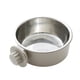 thumbnail image 1 of Comedero colgante 2 en 1 de acero inoxidable extraíble para cachorros/gatos Comedero colgante para perros/gatos 5.32inch, 1 of 4