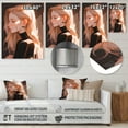 thumbnail image 4 of Designart "Portrait of a Stunning Blonde Woman III" Fashion Woman Metal Art Print, 4 of 5