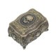 thumbnail image 2 of Veronese Design Caja de baratijas con diseño de camafeo de calavera humana con acabado en bronce metálico Veronese Design WU77697A4, 2 of 4