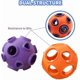 thumbnail image 2 of Dog Ball Toy, Dog Interactive Toy with Ring Bell Squeak Toys Dog Rubber Bouncy Ball Pet Exercise Game Puzzle Ball to Increase IQ Search & Catch Bite R, 2 of 4