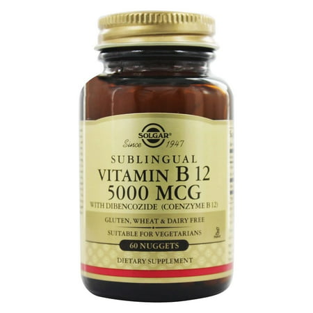 Solgar - Megasorb vitamine B12 sublinguale 5000 mcg. - 60 Nugget (s)