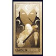 thumbnail image 2 of Junior's Marvel: Moon Knight Hieroglyph Poster Graphic Tee Navy Blue X Large, 2 of 3