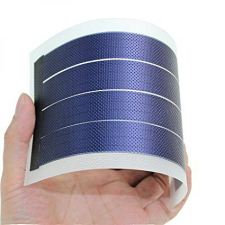 Solar Battery Charger Flexible Thin Film Solar Panel Module DIY 1W 6V Cell Rechargeable Battery