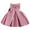 Dusty Pink, variant on Flower Girls Bowknot Tutu Dress for Kids Baby Wedding Birthday Party Baptism Formal Dresses