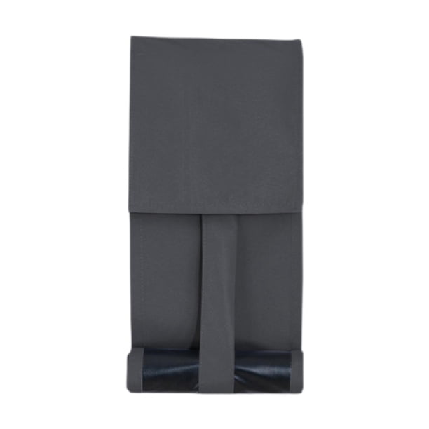 Cortina para ventana o puerta, fácil de instalar, accesorio premium de vidrio Gris oscuro