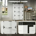 thumbnail image 4 of HOMCOM 4 Drawer File Cabinet Lateral Filing Cabinet for Home Office, White, 4 of 10