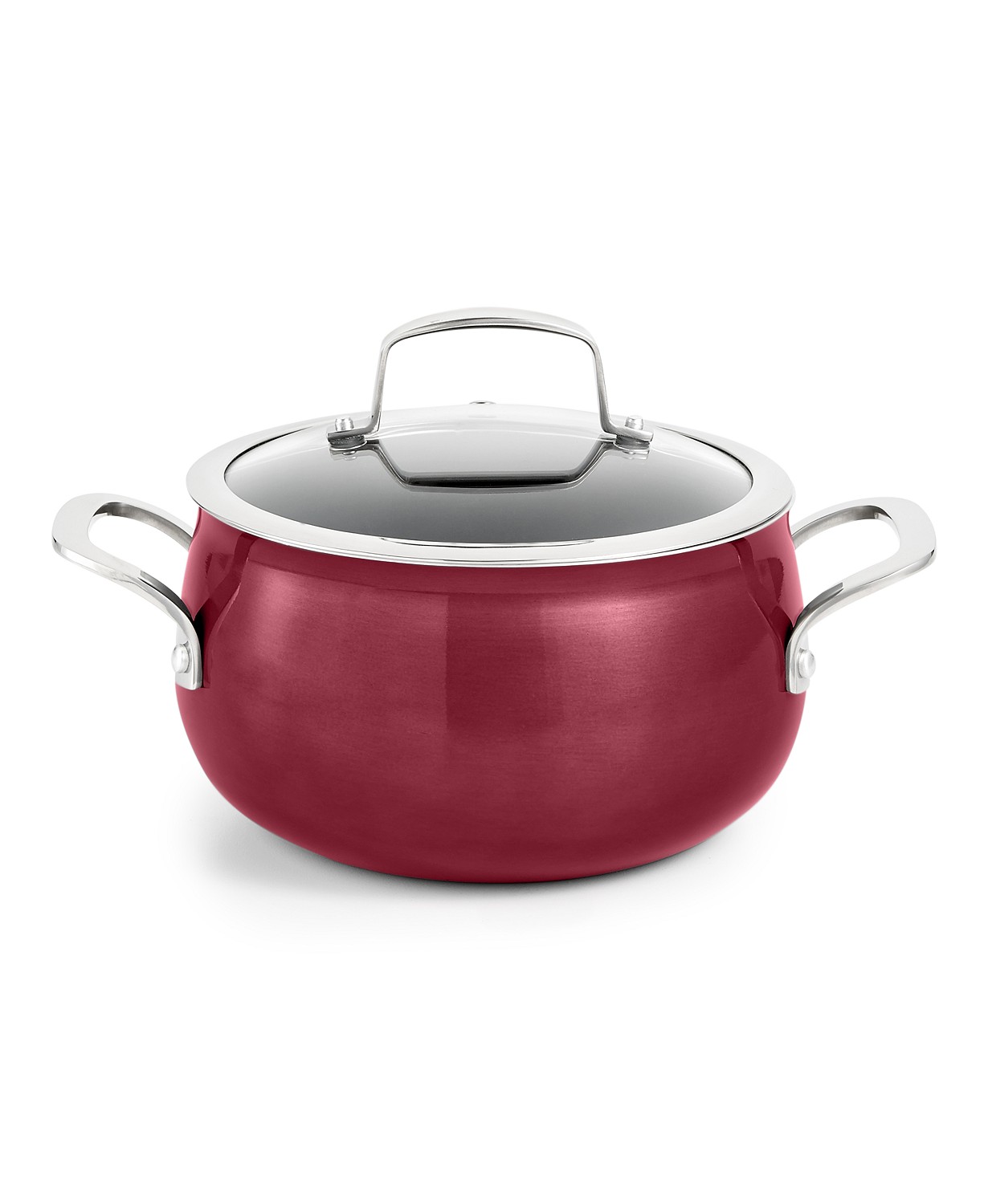 Belgique Three Quart Soup Pot with Lid, Bell Shaped to Help Maximize