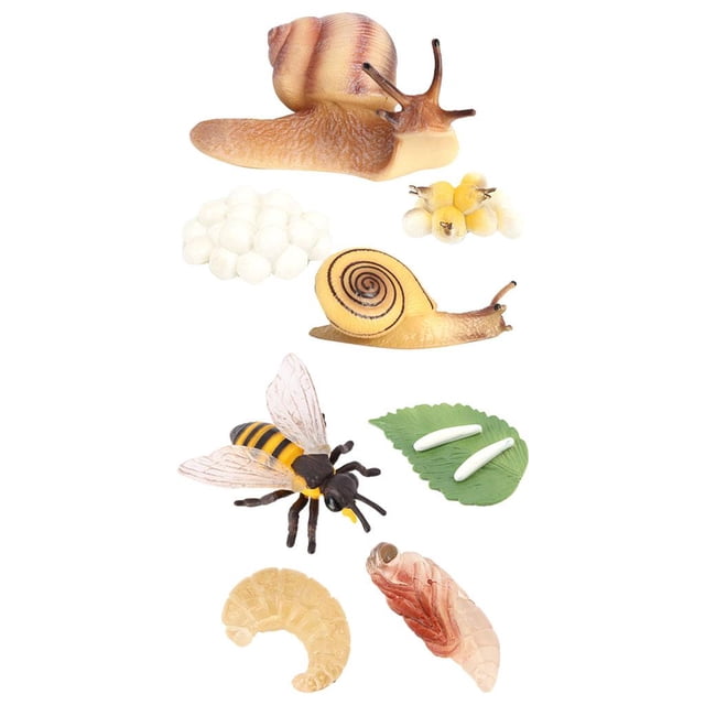Figuras de animales Sunnimix Juego de crecimiento de insectos para niños