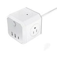 thumbnail image 2 of HANDIED Extension cord Multi Socket Cordless 7 In 1 Cube With 4 Slots 2 USB And 1 Type C Power Adapter With Cube With USB Contact Home USB Socket, 2 of 8
