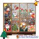 thumbnail image 2 of Pegatinas de Navidad para ventana, decoración del hogar, pegatinas electrostáticas de copos de nieve, Papá Noel, alce, muñeco de nieve, 2 of 4