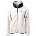 thumbnail image 2 of Women's Cutter & Buck Cream Los Angeles Dodgers  Cascade Eco Sherpa Full-Zip Fleece Jacket, 2 of 3