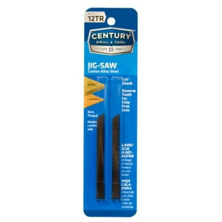 UPC: 0081838068721 | Century Drill & Tool 6872 Jig-Saw Blade Carbon Alloy Steel 12TR