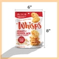 thumbnail image 6 of Whisps Asiago & Pepper Jack Cheese Crisps, Protein from 100% Cheese, 1.95 oz, 6 of 9