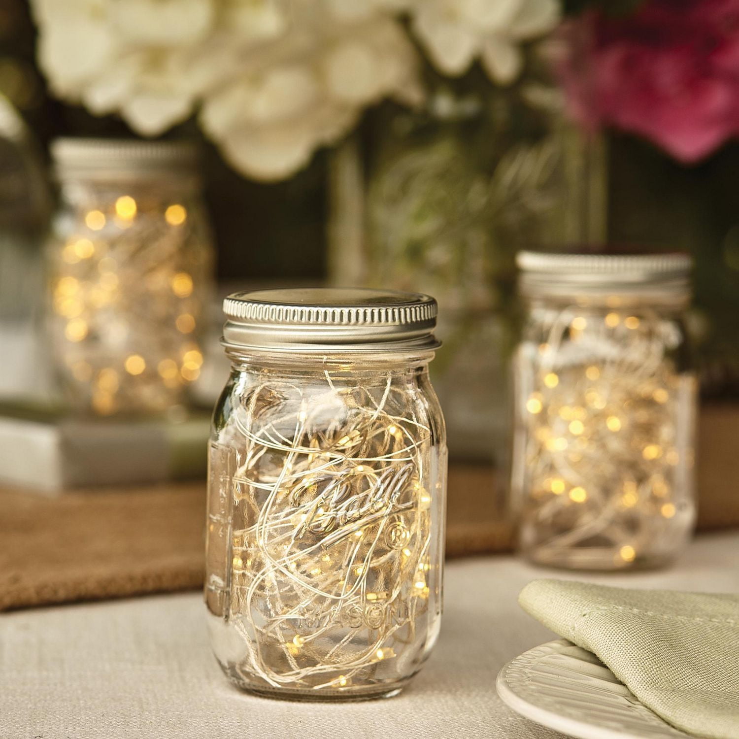 Ball Mini Storage Jars, 118 mL (4 oz), 4 Count, BPA-free