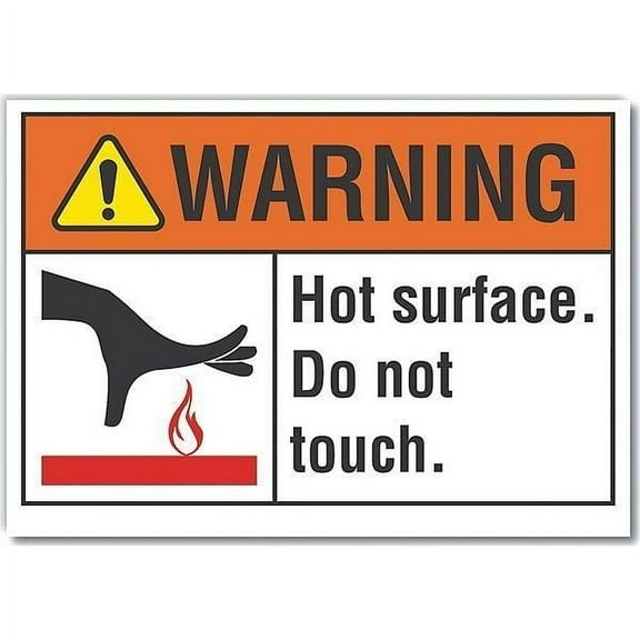 Lyle Warning Sign,7inx10in,Non-PVC Polymer LCU6-0023-ED_10x7