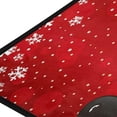 thumbnail image 4 of GZHJMY Kitchen Rugs,Christmas Penguin Snowflake Non Slip Washable Cushioned Carpets Polyester AntiFatigue Comfort Porch Floor Mat Doormat Christmas Decoration, 39"x20", 4 of 7