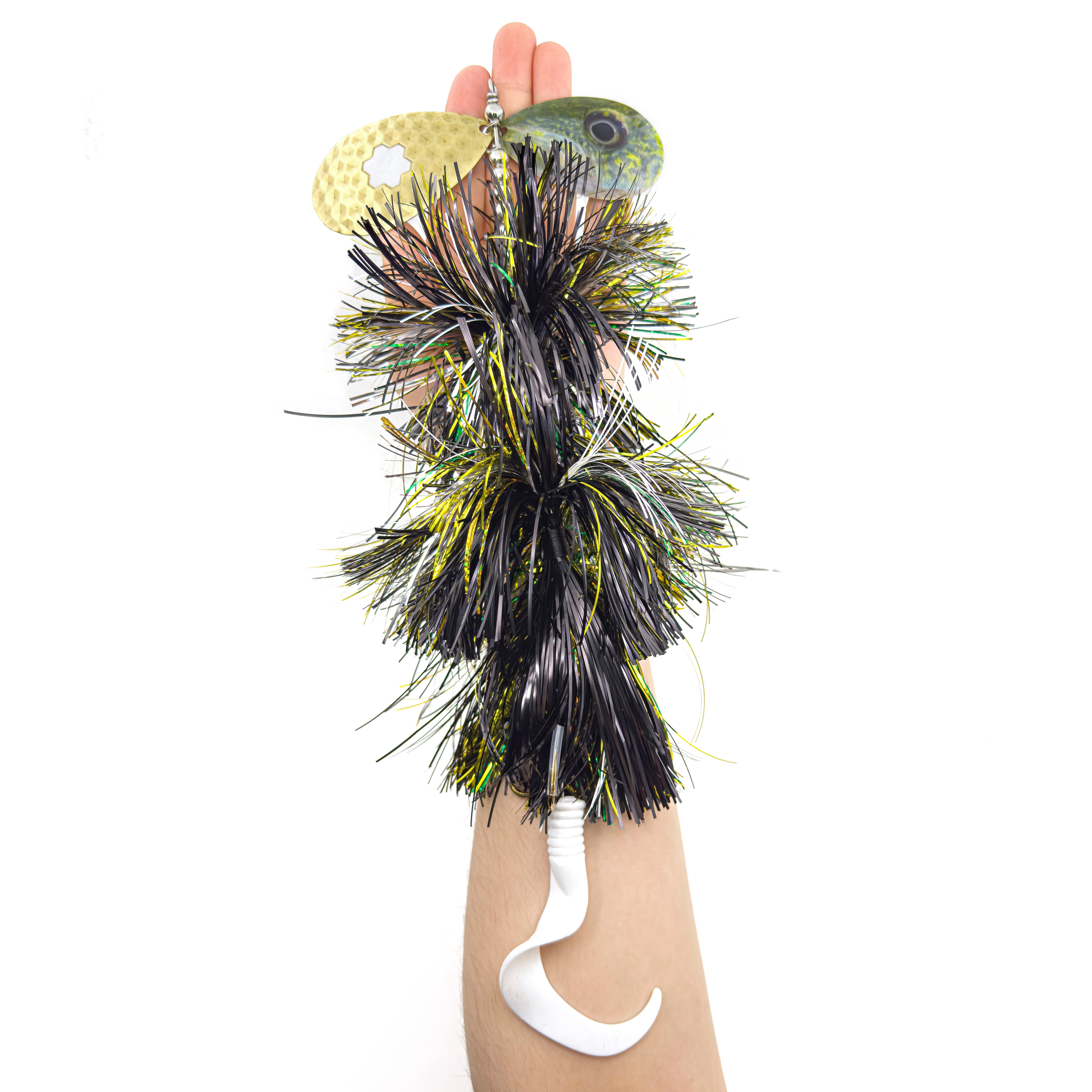 Savage Gear Savage Blade Double 9.5/8.5 Black Chartruese