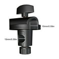 thumbnail image 3 of Wzzjkit 1 X Microphone Rod Clip Rotating Clips Adjustable Crossbar Adapter Microphone Accessories Microphone Stand Adjustable Buckle Clip for Tripod Iron, 3 of 6