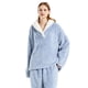 thumbnail image 1 of Pijama de mujer independiente de invierno con cuello en V y manga larga engrosada, 1 of 6