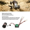 thumbnail image 3 of RC Moteur Brossé ESC, Roulements Étanches 65A Moteur Brossé ESC 550 Pièces de Voiture RC à Basse Température pour Modèle de Voiture Puissance de Modification 21T, 3 of 7