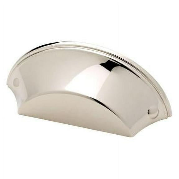 Elegant Polished Nickel Cup Pull - 3"