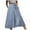 Blue, variant on Ladies Pants Casual Striped Patchwork Loose High Waist Pants with Pocket Elastic Waist Ankle Length Trousers Track Pants for Women Black L