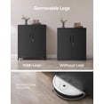 thumbnail image 3 of SONGMICS Lateral File Cabinets, 3-Tier Large Office Cabinet Metal Storage Home Organizer, Black, 3 of 7