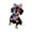 C, variant on 4th of July Patriotic Dog Wooden Figurine, Uncle Sam Style Flag Statue for Desktop Home Independence Day Decor