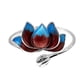 thumbnail image 2 of Anillos para mujeres, regalos para mujeres Anillos de loto Lindos lotos Flor Cumpleaños Hija Hija de mamá anillo de mujer, 2 of 5