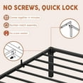 thumbnail image 3 of Bed Frames,Minimalist Platform Bed in a Box with Steel Slat Support, No Box Spring Needed, Easy Assembly, 3 of 7