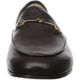 thumbnail image 2 of Sam Edelman Loraine Black Modena Leather Chain Detailed Fashion Vamp Loafers (Black Modena, 8.5), 2 of 8