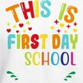 thumbnail image 3 of CafePress - This Is My First Day Of School Shirt Ba Sweatshirt - Pullover Hoodie, Hooded Sweatshirt, 3 of 3