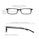 thumbnail image 3 of Gafas de lectura EYEGUARD Slim MiniPocket con funda para adultos, 3 of 6