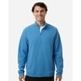 thumbnail image 4 of North End NE725 Men's Spirit Textured Quarter-Zip Pullover-Light Nautical Blue Heather-4XL, 4 of 6