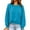 Blue, variant on Long Sleeve Shirts for Women Crew Neck Vacation Clothes Cruise Outfits Business Casual Blouses 2026 Summer Tops, XL