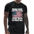 thumbnail image 1 of YDLCAFD Male Summer Graphic Plus Size T Shirt Memorial Day Printed Solid Color Short Sleeve Top, 1 of 4