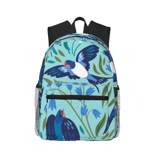 Easygdp Flying Swallows Mochila Casual para Portátil, Mochila para Escuela, Viajes, Negocios