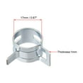 thumbnail image 3 of Uxcell 17mm Silver Tone Steel Band Spring Clamp for Fuel Line Silicone Hose 20 Pack, 3 of 5