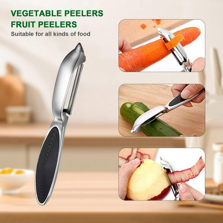 Peelers for Fruit and vegetable, Y Peeler, Stainless Steel Blade  Comfortable Handle, Potato Peeler, Kitchen Utensils