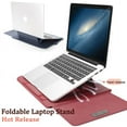 thumbnail image 3 of 16-inch Slim Universal Laptop Sleeve with Stand, Shockproof, Durable Business Laptop Bag, Compatible with MacBook, Lenovo, Dell, and Other 16-inch Lap (Heavy Blue,16inch), 3 of 6