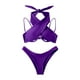 thumbnail image 5 of WILLBEST Trajes de Baño Mujer Bikini Con Tirantes de Color Liso Para Mujer, E y Cómodo, 5 of 5