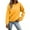 Yellow, variant on Basic Sweatshirts for Women 2025 Fall Winter Long Sleeve Crewneck Plain Athletic Sweatshirt Pullover Tops