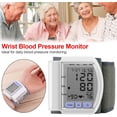 thumbnail image 1 of Monitor de presión arterial de mu?eca, monitor de presión arterial de mu?eca automático Monitor de presión arterial de pulso LCD Modo de transmisión Monitoreo de pulso de frecuencia cardíaca ShuxiuWang 8390612485084, 1 of 1