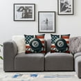 thumbnail image 3 of Throw Pillow Covers, Vintage Hockey Sport Pattern  Linen USA Flag Patriotic Pillow Cases Cushion Cover Home Car Bed Decorative Pillowcase Gift (Hockey Sport), 3 of 6