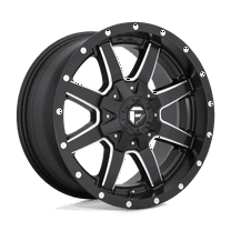 Fuel 1PC Aluminum Rim D538 MAVERICK 17X6.5in Matte Black Milled Finish, D53817659230