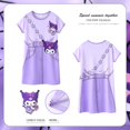 thumbnail image 1 of Vestido de princesa Pikachu para niña, pijama de bebé, camisón de Pokémon, ropa de dormir de verano para niños qym unisex, 1 of 2